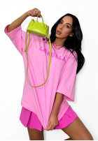 T-shirt oversize La Milla Sophia różowy