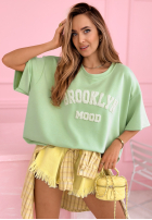 T-Shirt z napisem Brooklyn Mood Gelb