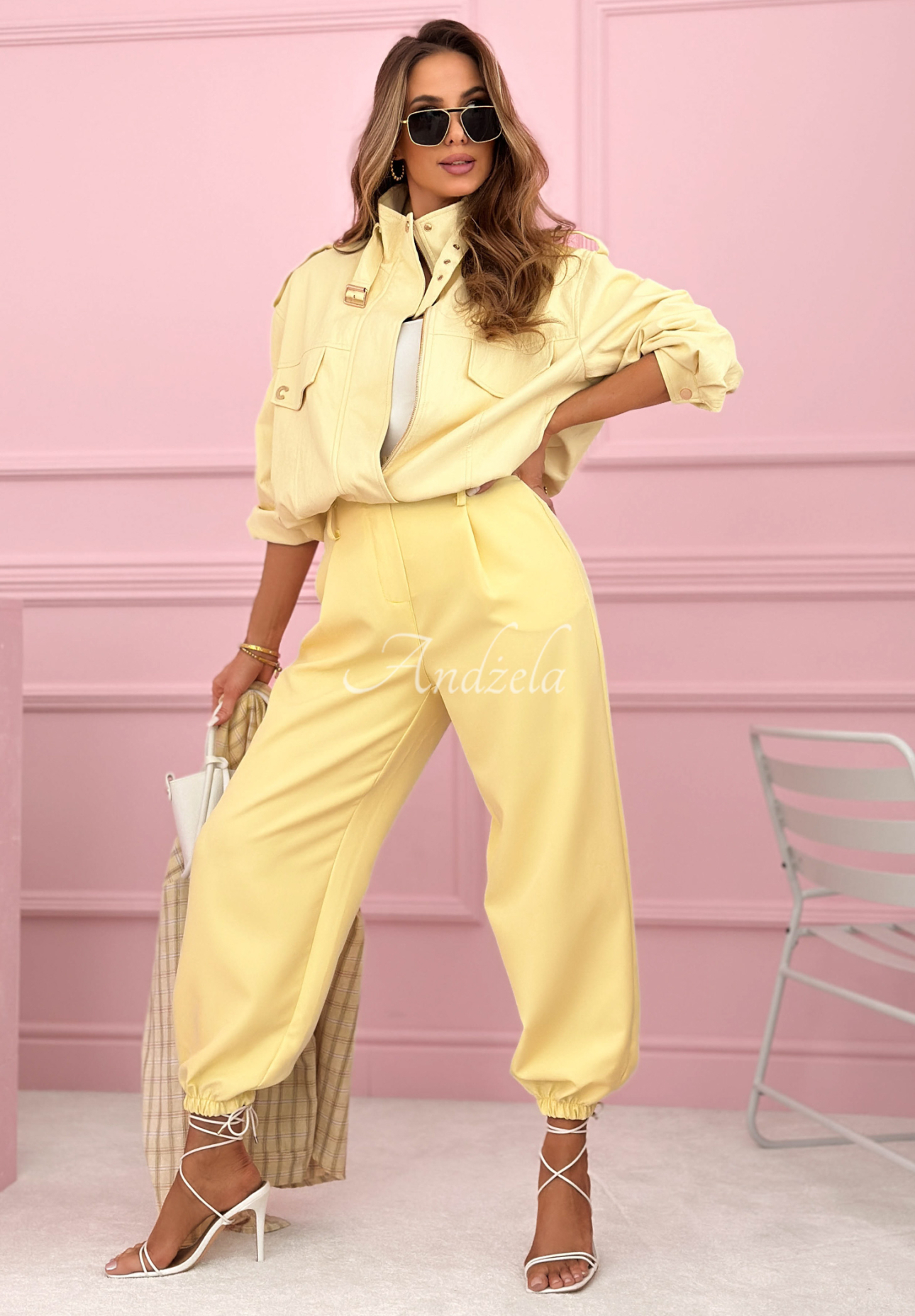 Hose mit Bündchen If You Want Gelb