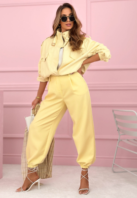 Hose mit B&uuml;ndchen If You Want Gelb