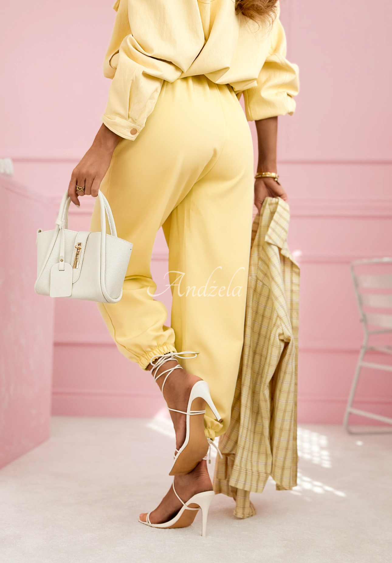 If You Want yellow drawstring pants 