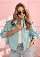 Krótka skórzana Jacke bomberka Marisa Gelb