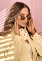 Okulary przeciwsłoneczne Bailey brązowe