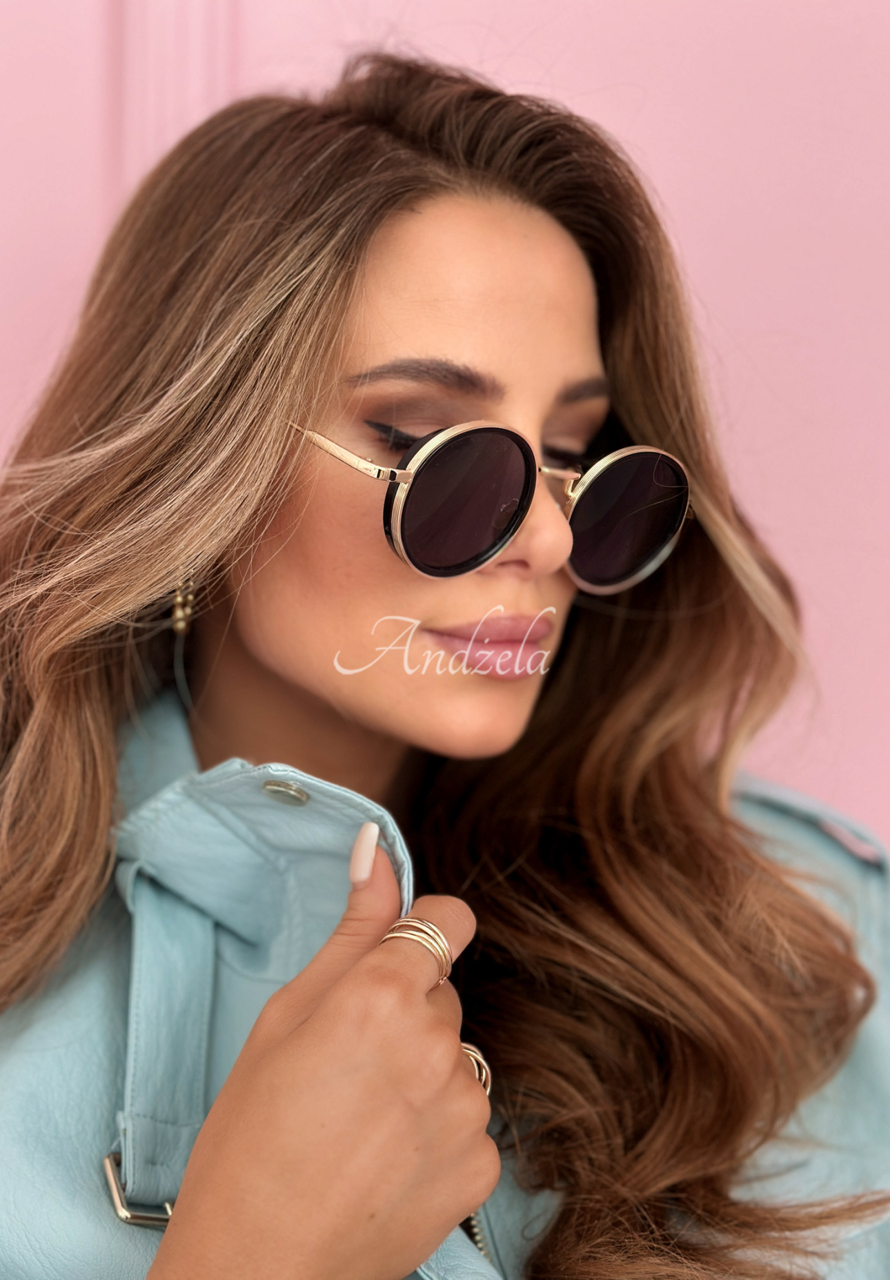Gentle Light black and gold sunglasses
