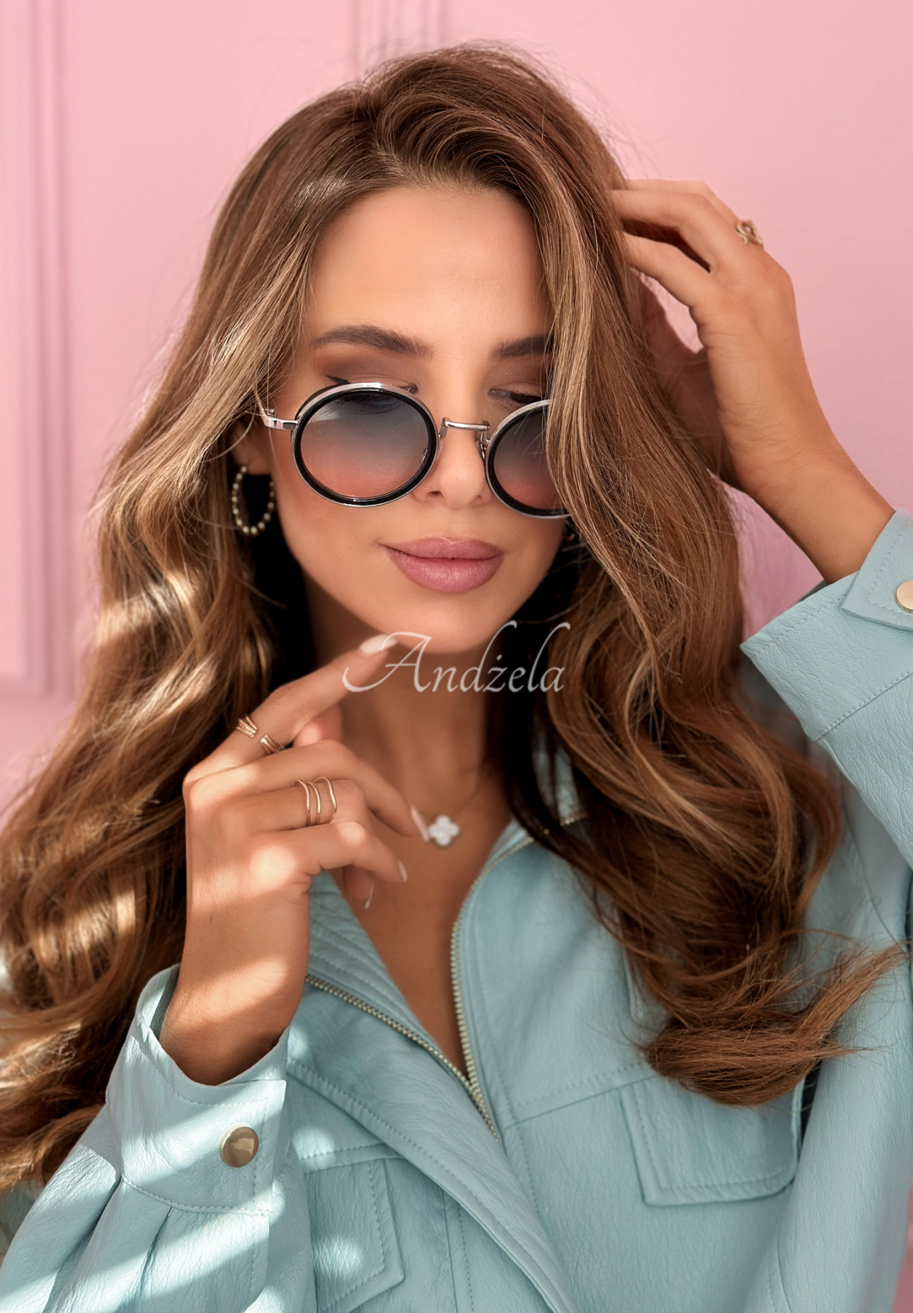 Sonnenbrille Gentle Light schwarz-silber