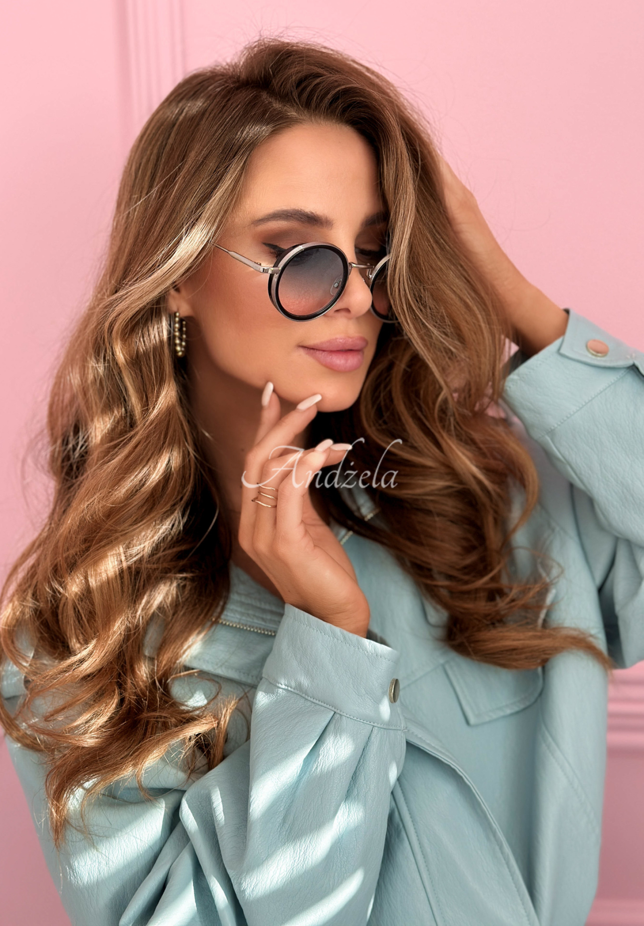 Sonnenbrille Gentle Light schwarz-silber