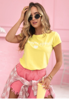 T-Shirt z napisem Sempre Ti Puderrosa