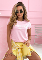 T-Shirt z napisem Sempre Ti Puderrosa