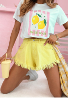 Jeans Shorts z szerokimi nogawkami Endless Blue Blau