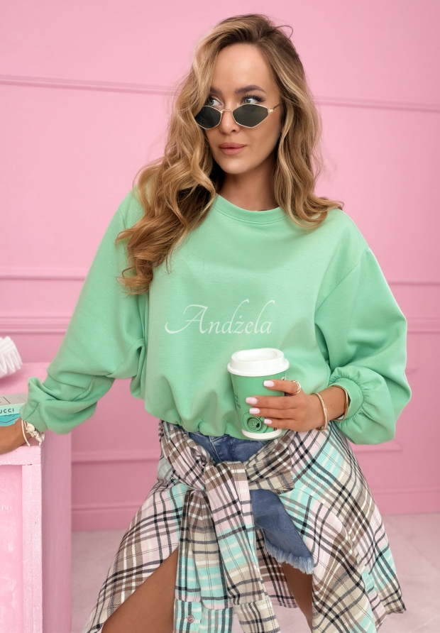 Pullover-Sweatshirt Lorraine Pistaziengr&uuml;n