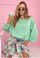 Sweatshirt ze ściągaczem masełko Lorraine Gelb