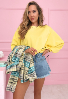 Bluza ze ściągaczem masełko Lorraine żółta