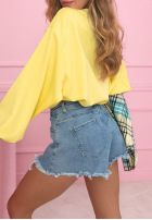 Bluza ze ściągaczem masełko Lorraine żółta