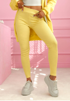 Prążkowane Leggings Siempre in pink