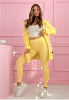 Prążkowane Leggings Siempre Rosa