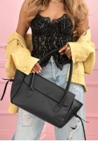 Skórzana torebka Patrice beżowa