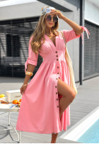 Kleid maxi Watching The Sunrise Beige