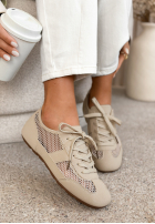 Ażurowe sneakersy Cassidy Beige
