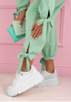 Wiskozowy Sweat Set masełko Peyton Pistaziengrün