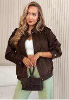 Krótka Jacke bomberka Coldest Winds Schokoladenbraun