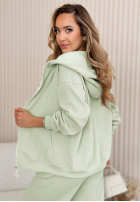 Prążkowana Hose Marcy Mintgrün