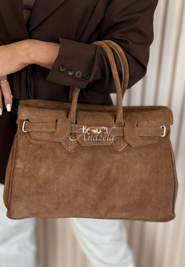 Wildledertasche Katerina Camel