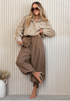 Krótka skórzana Jacke bomberka Marisa Gelb