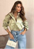 Hose Jeans wide leg Mayla Blau