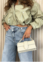 Spodnie jeansowe wide leg Mayla niebieskie