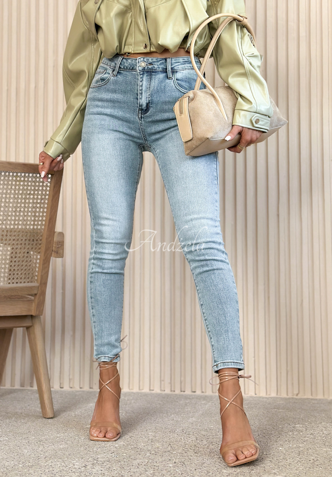 Skinny Jeans To Get Started Hellblau