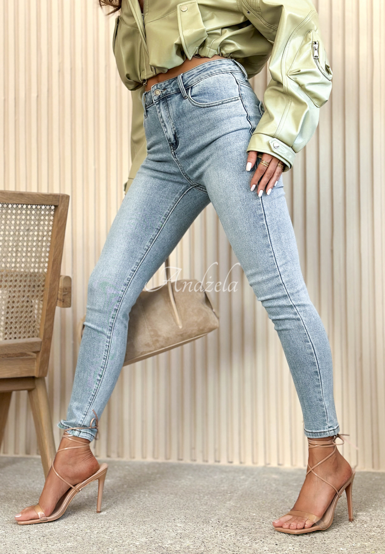 Skinny Jeans To Get Started Hellblau