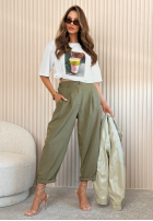 Material Hose Maren Hell Beige