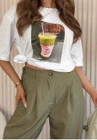 Material Hose Maren Hell Beige