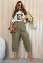 Material Hose Maren Hell Beige