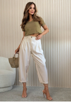 Material Hose Maren Hell Beige