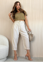 Material Hose Maren Hell Beige