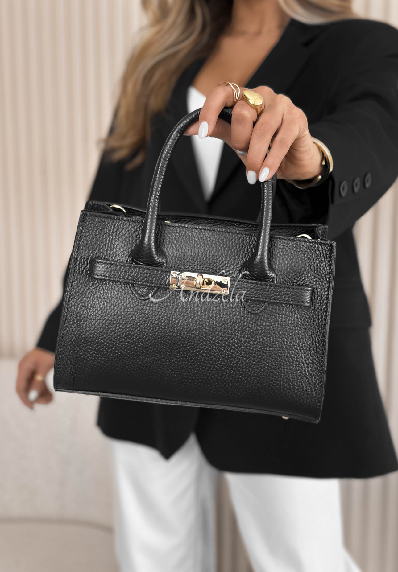 Koffer-Tasche Angelique Schwarz