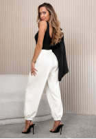 Material Hose ze ściągaczami What You Wanted Himmelblau