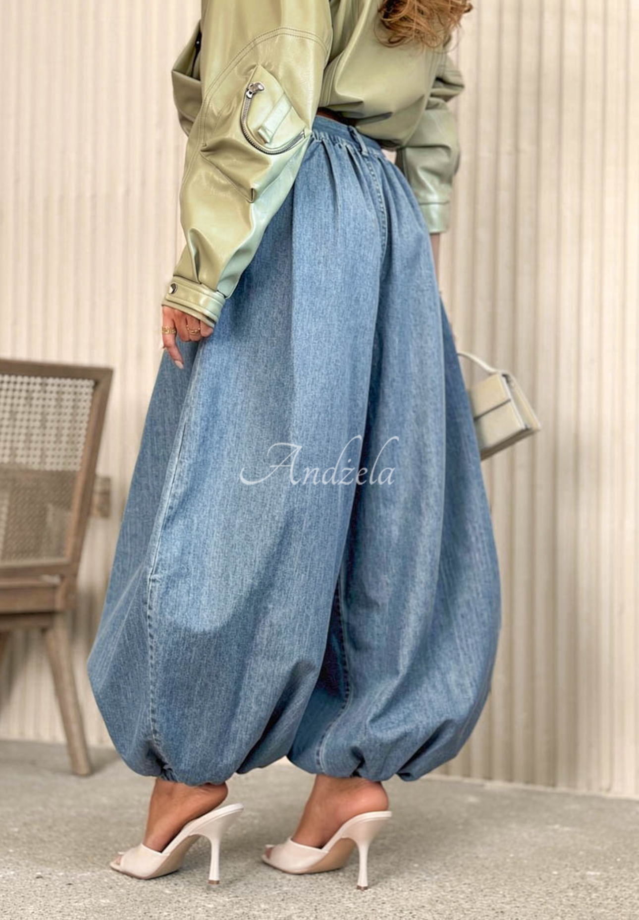 Hariett Blue Balloon Pants