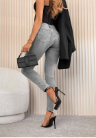 Hose Jeans skinny Laurie Hellblau