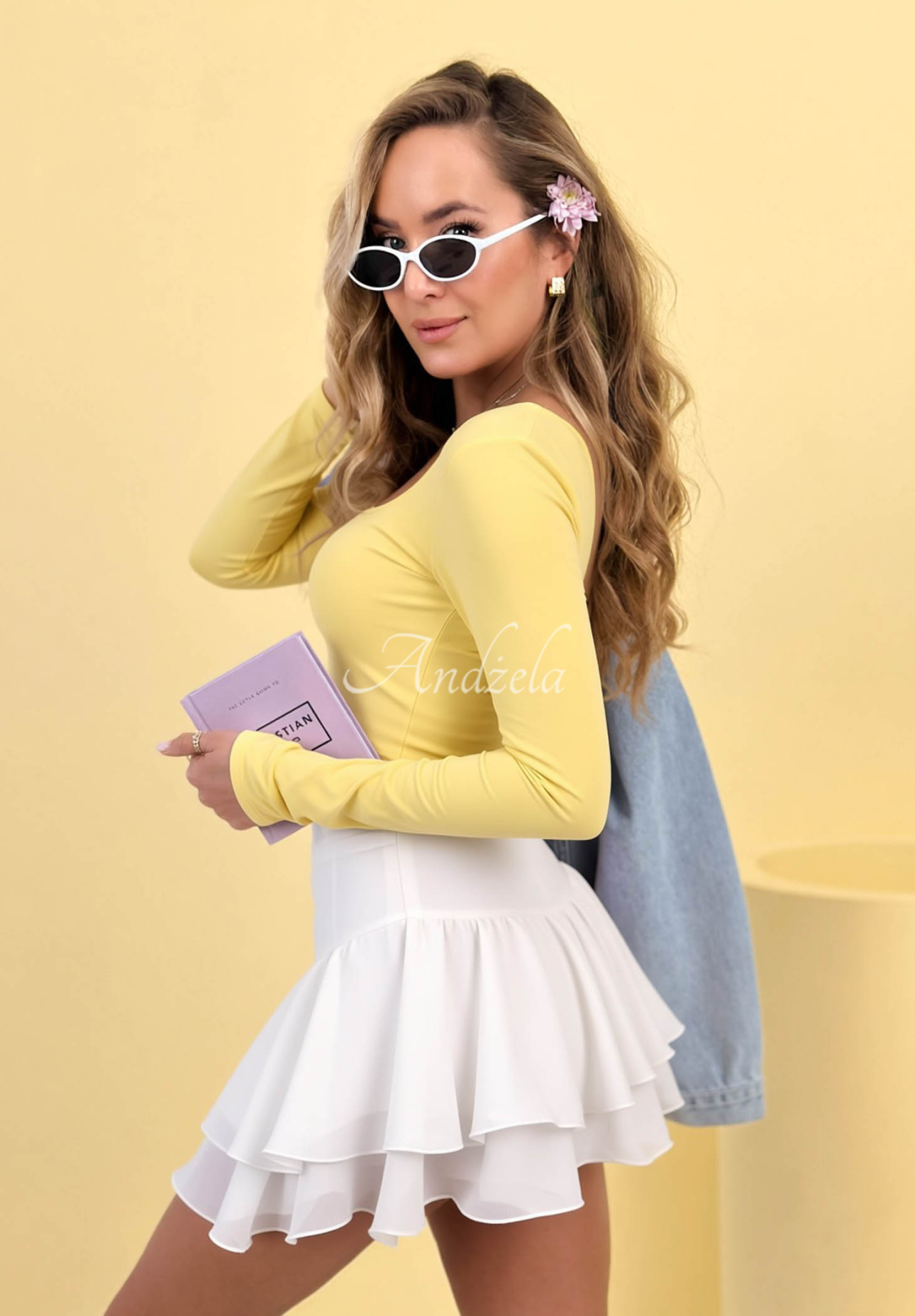 All Over Again white skirt-shorts with frills