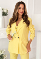 Elegancka Blazer z kołnierzem Cordelia Rosa