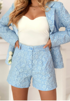 Kreszowany Set Blazer i Shorts Susan Himmelblau
