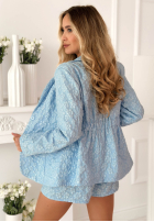 Kreszowany Set Blazer i Shorts Susan Himmelblau