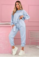 Komplet dresowy bluza i spodnie Denise bananowy