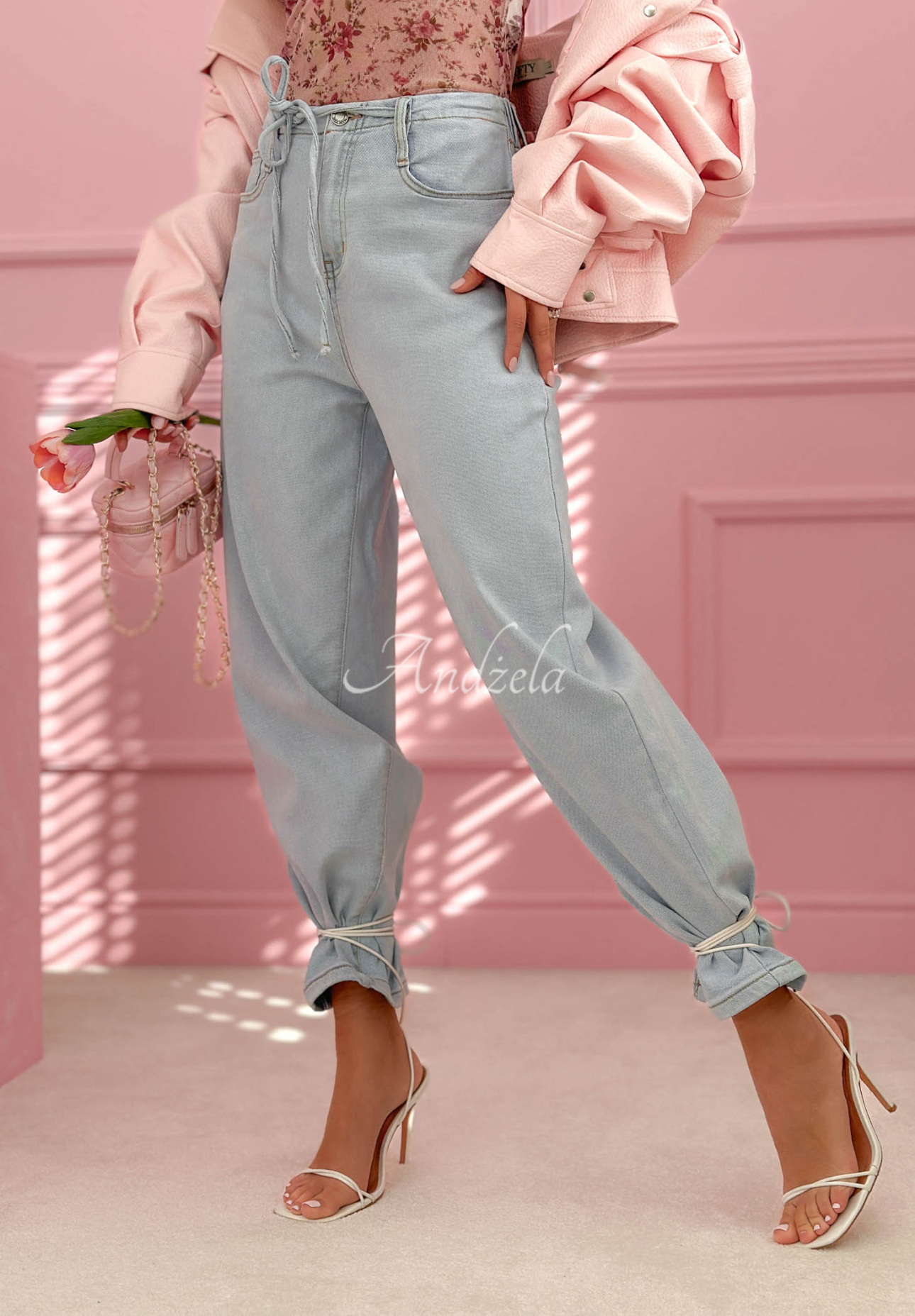 Jeans balloon Michelle Hellblau