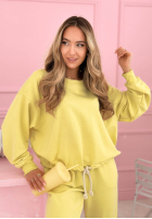 Sweat Set Sweatshirt i Hose Denise Bananengelb