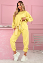 Sweat Set Sweatshirt i Hose Denise Bananengelb