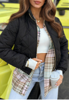 Krótka pikowana Jacke Mirella Schwarz