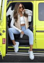 Krótka pikowana Weste Spring Cloud Ecru